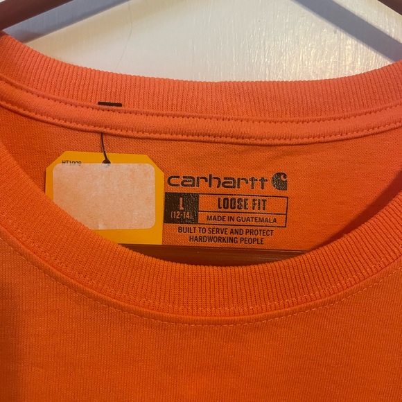 Carhartt Electric Coral Women’s Workwear Shirt NWT - Picture 5 of 5